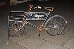 Antique delivery bike hspace=