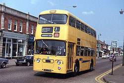 Bournemouth bus in Wimbourne Road