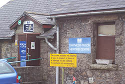 The entrance to Dartmoor Prison Heritage Centre