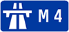 M4 road sign
