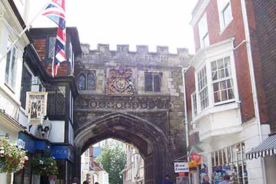 High Street Gate showing many styles of architecture