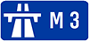 M3 road sign