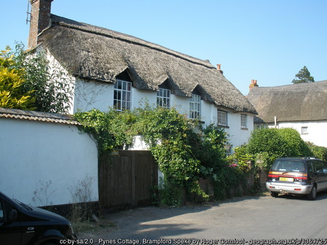 A cottage at Brampford Speke