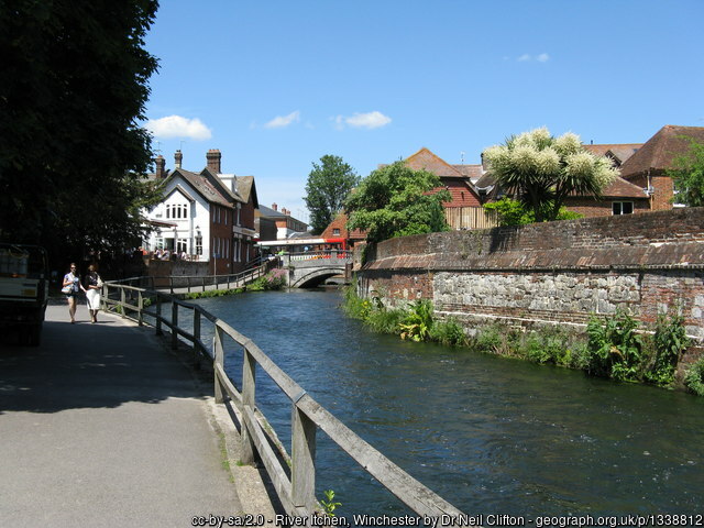 Walk along by the lovely River Itchen 