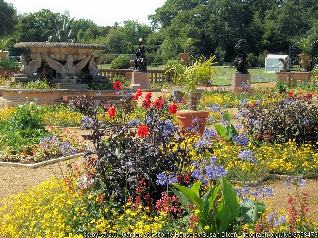 Garden at Osborne House 