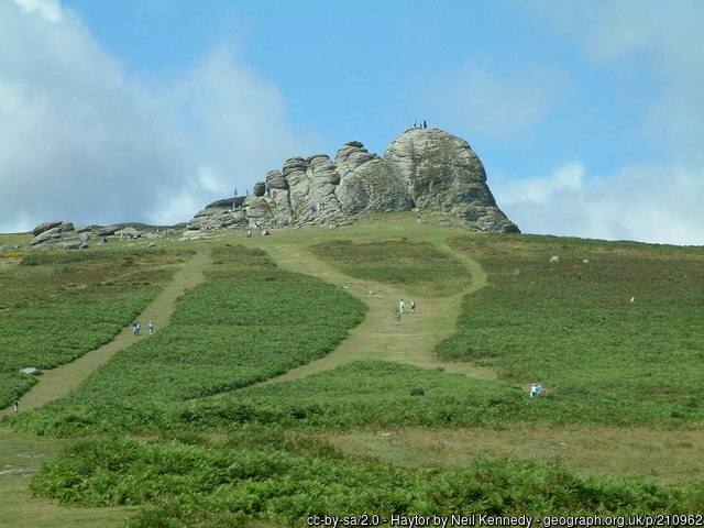 Haytor The climb up 