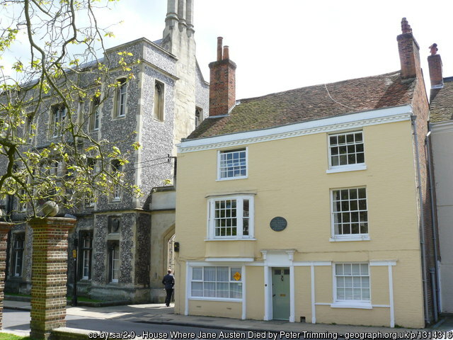 House where Jane Austen died