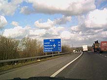 Road sign M23