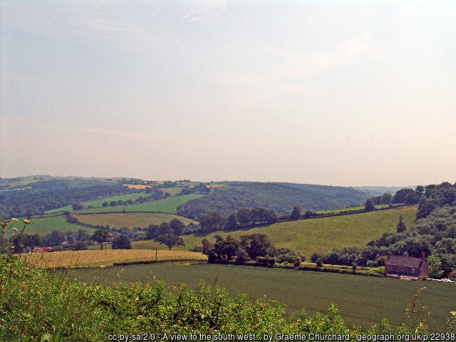 Wide views from Posbury