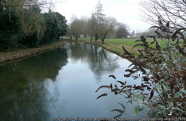 River Itchen at St Cross Winchester