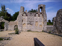 Ruined wall Wolvesey Castle