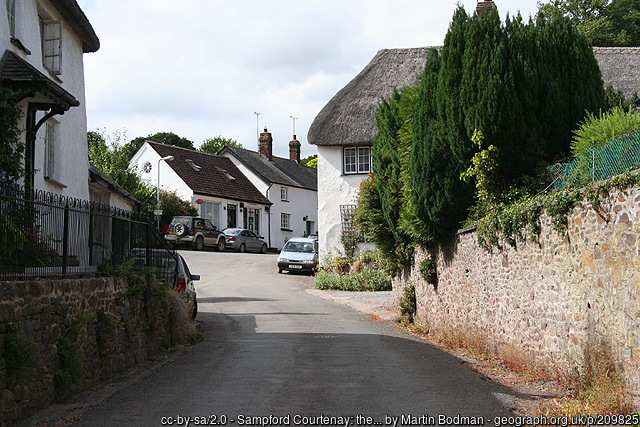 Sampford Courtney village