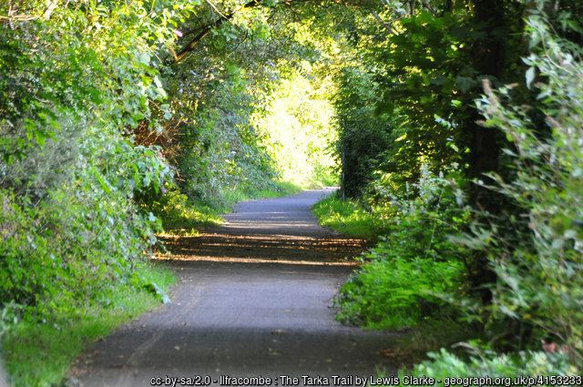 The Tarka Trail leaving Ilfacombe