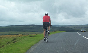 Pleasures of the open road cyclist