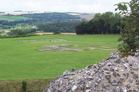 View from Old Sarum Salisbury History page