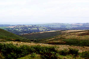 Cycling in Devon Views over Dartmoor