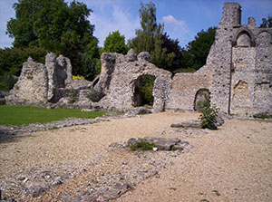 Wolvesey Castle ruins