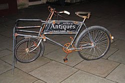 Cycling Antique delivery bike