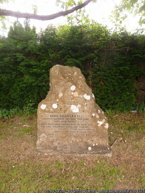 King Charles II Memorial in Bradpole