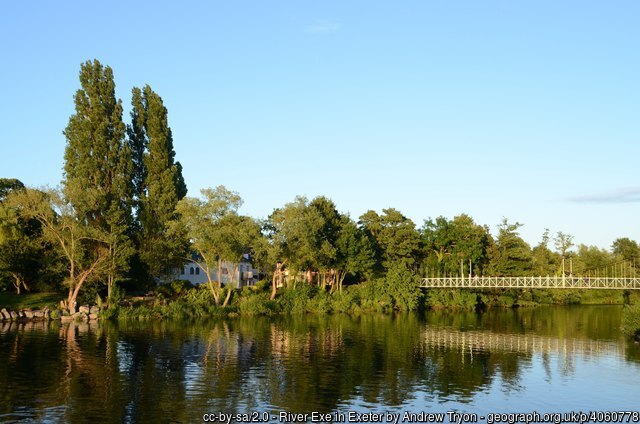 The River Exe at Exeter