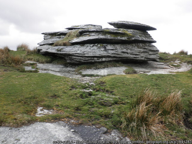 Rocky outcrop near Devil's Tor