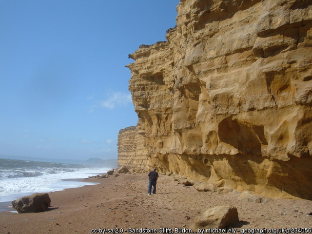 Sandstone Cliffs, Burton Bradstock