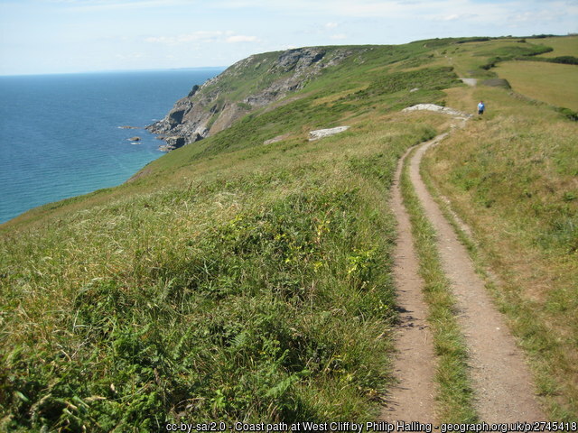 South West Coast Path West Cliff 