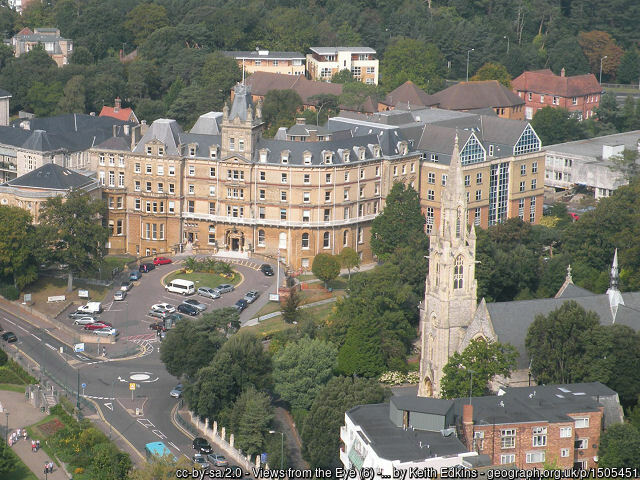 View from the Bournemouth Eye