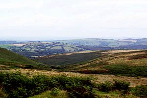 Cycling in Devon Views over Dartmoor