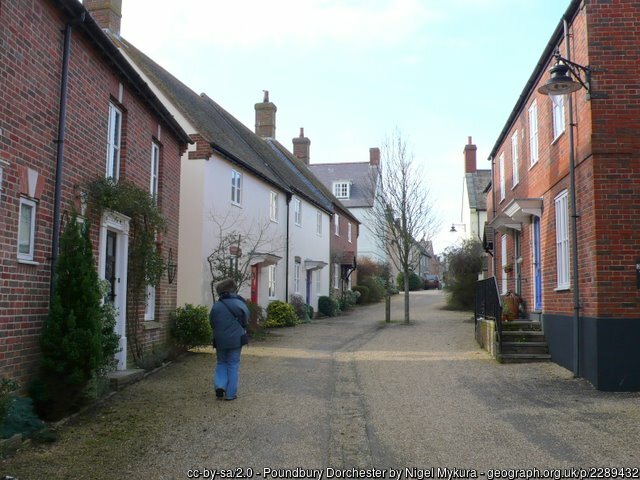 Village like street in Poundbury